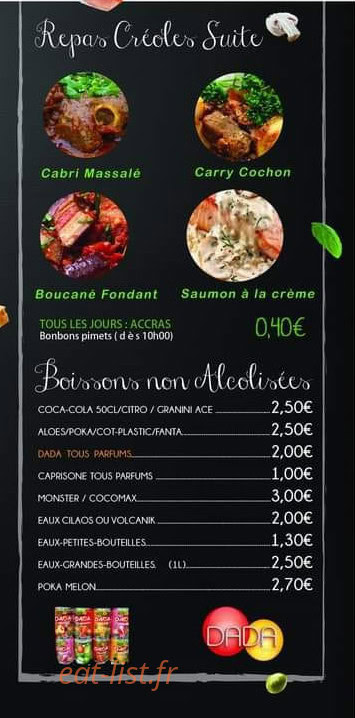 Chez Madame Ô — carte page 3