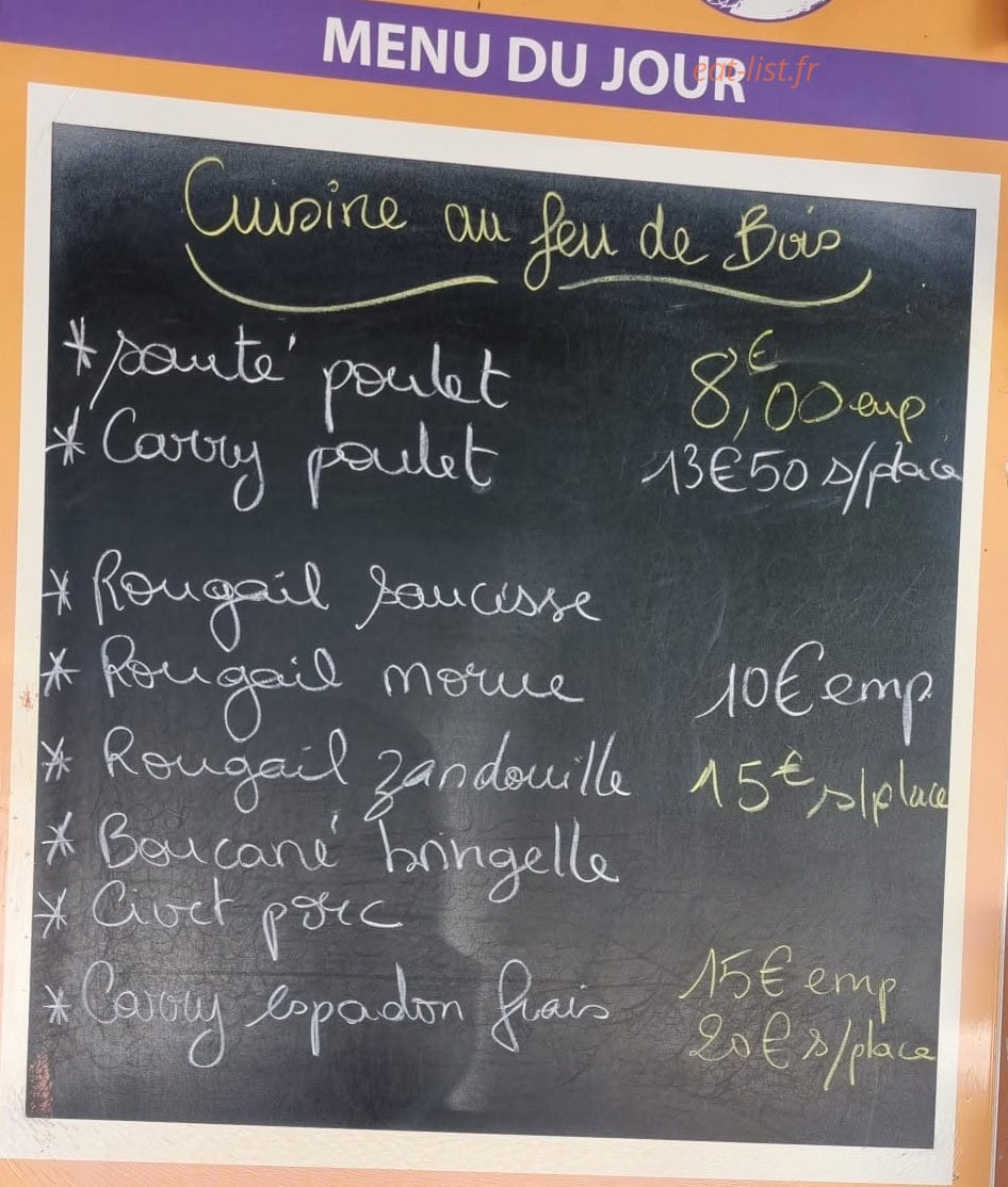 Chez Mamy Marianne — carte page 1