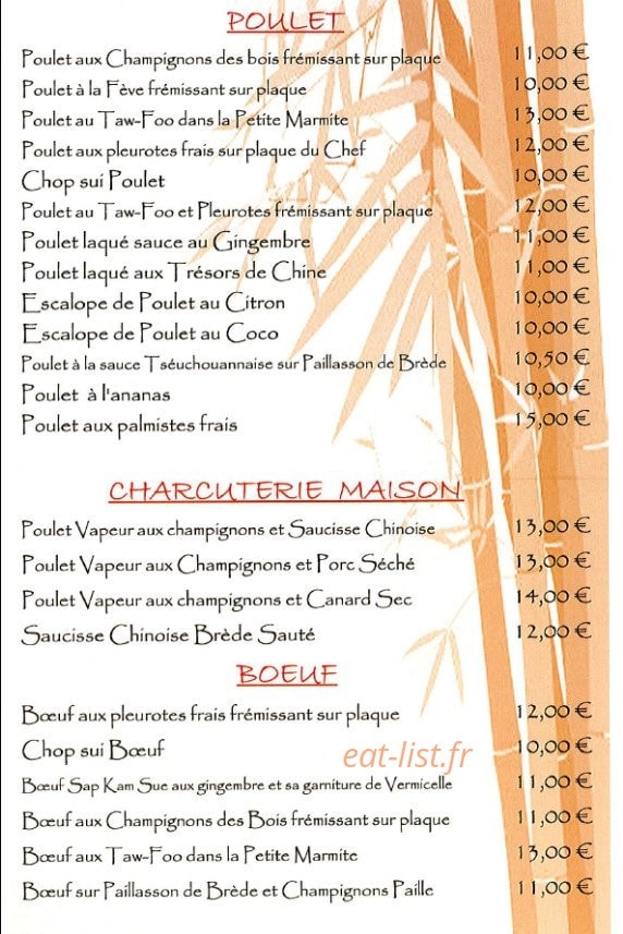 Chez Paul — carte page 4