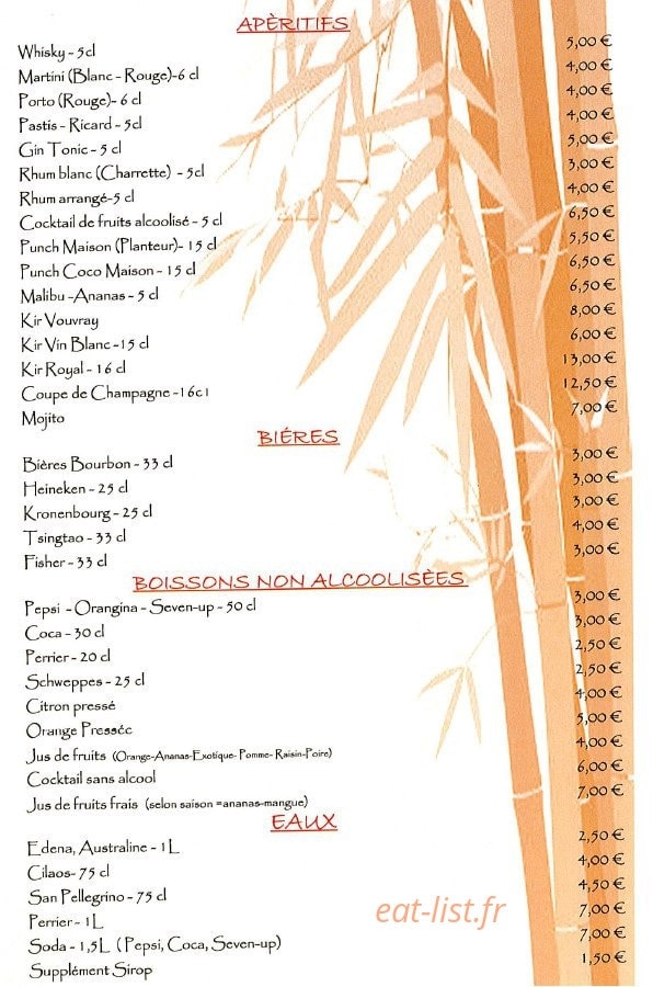 Chez Paul — carte page 2