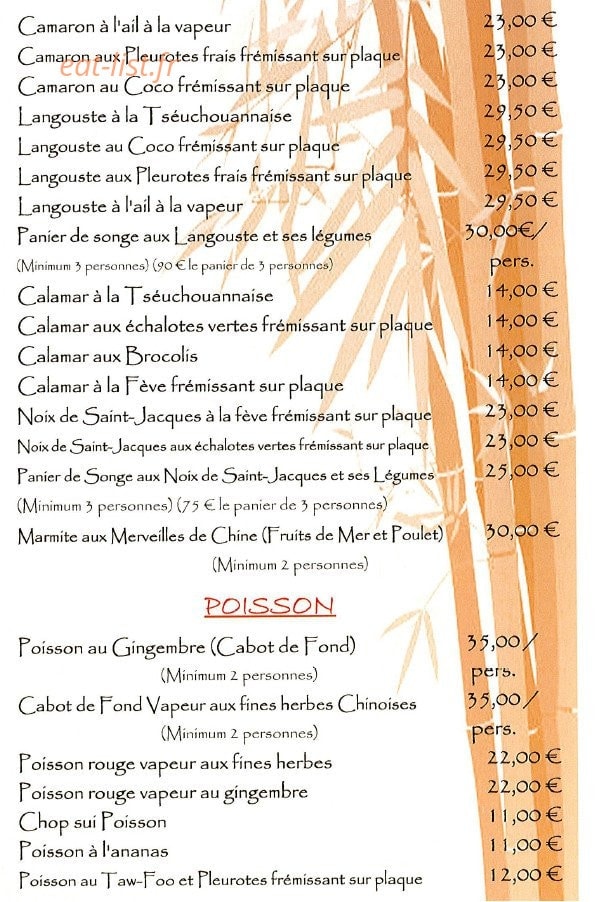 Chez Paul — carte page 6