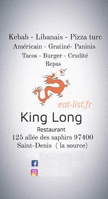 King Long — carte page 1