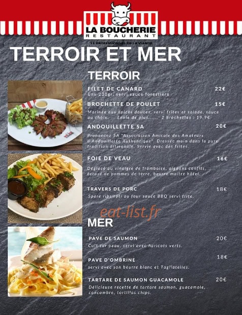 La Boucherie — carte page 4