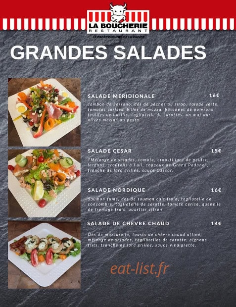La Boucherie — carte page 5