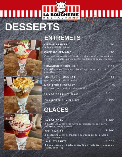 La Boucherie — carte page 7