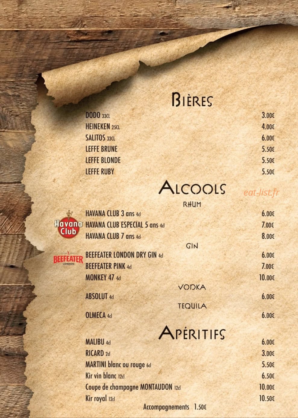 La Cave Rôtie — carte page 3