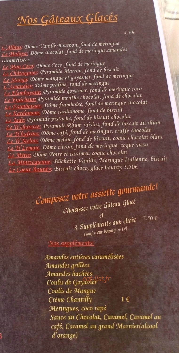La Magie Des Glaces — carte page 3