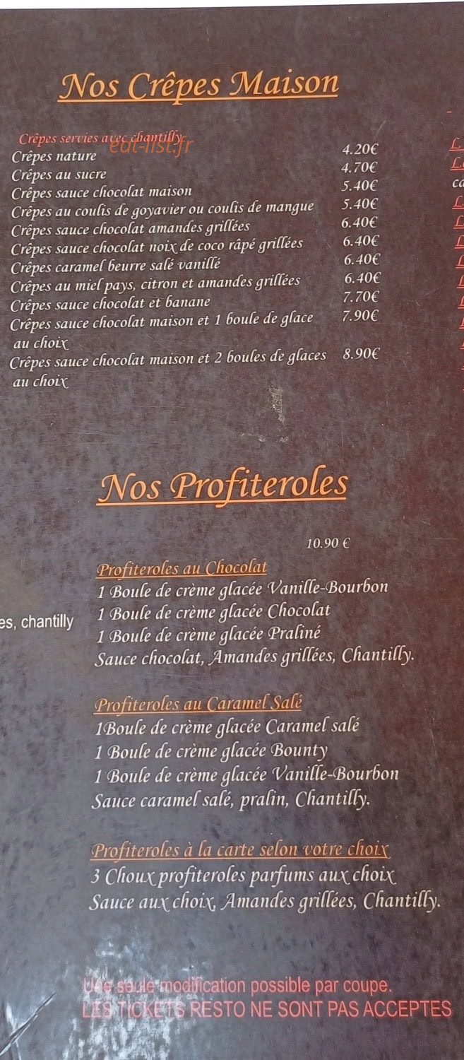 La Magie Des Glaces — carte page 2