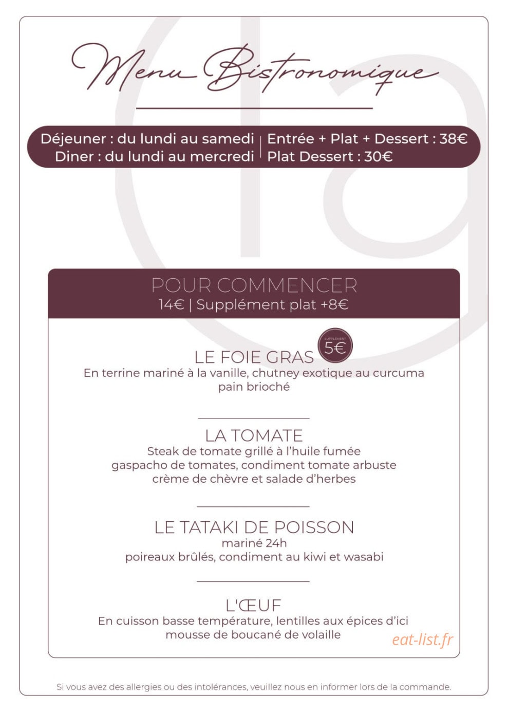 La Parenthèse — carte page 2