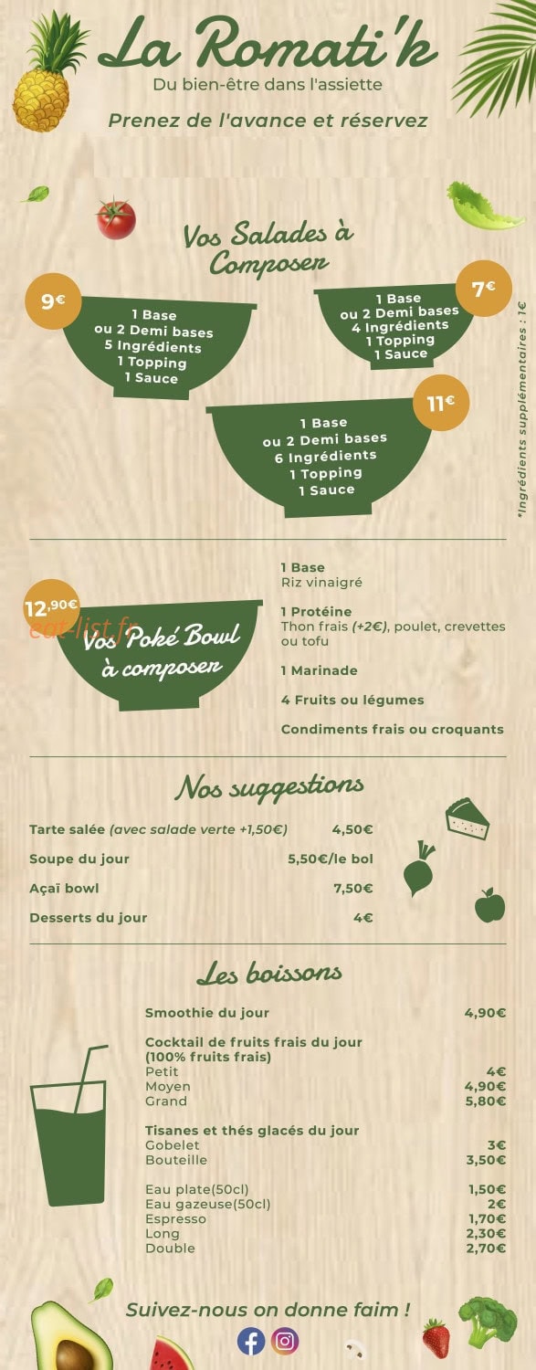 La Romati'k — carte page 1