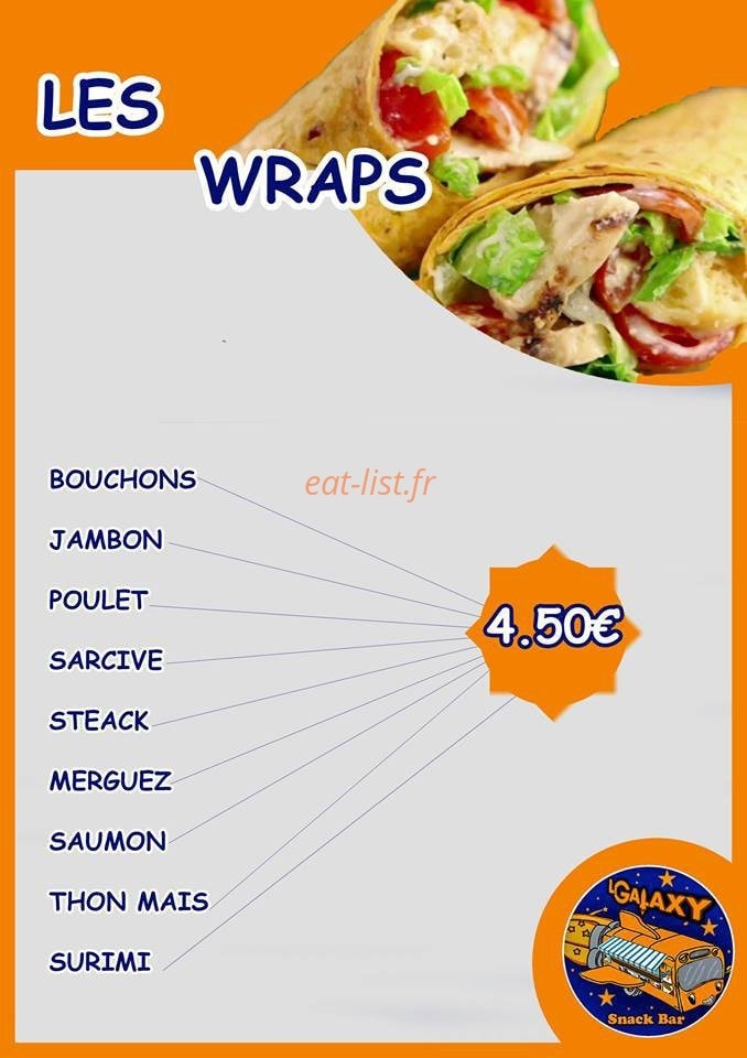 Le galaxy — carte page 1