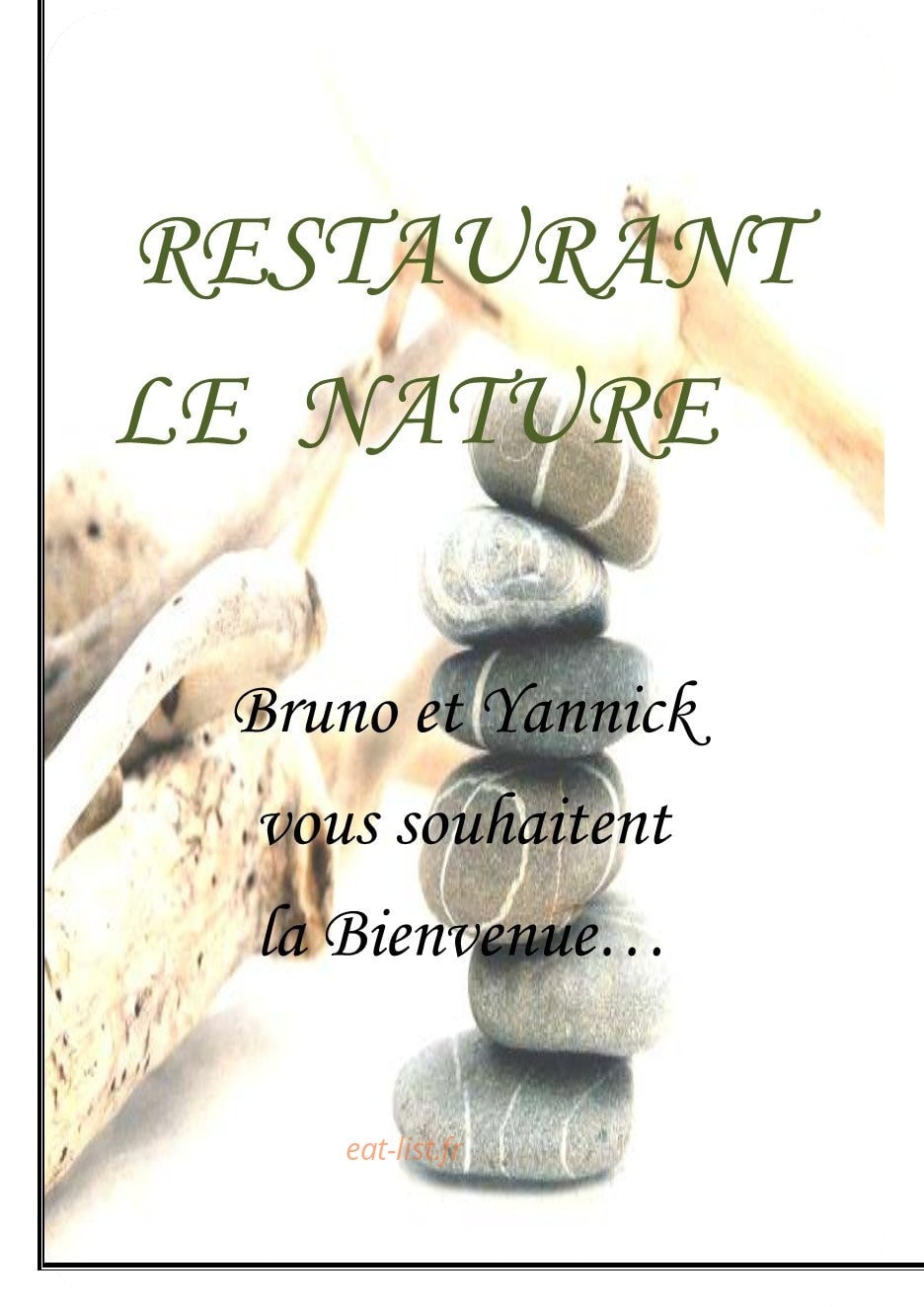 Le Nature — carte page 1