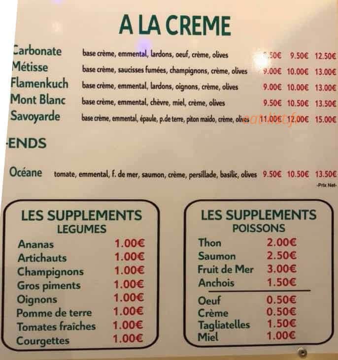 Pizzeria pili pili — carte page 4