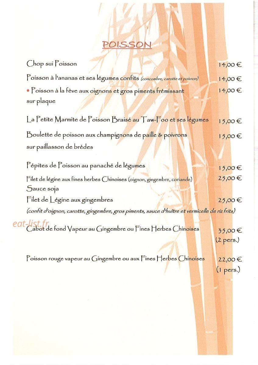 Restaurant Chez Paul — carte page 7