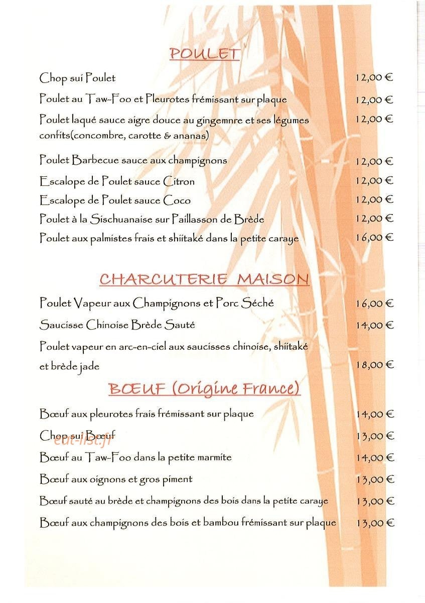 Restaurant Chez Paul — carte page 4