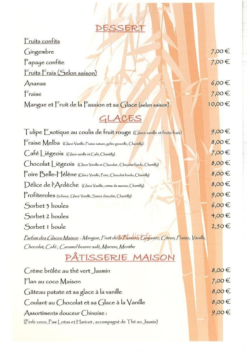 Restaurant Chez Paul — carte page 9