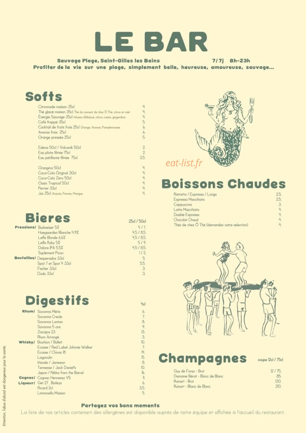Sauvage — carte page 8