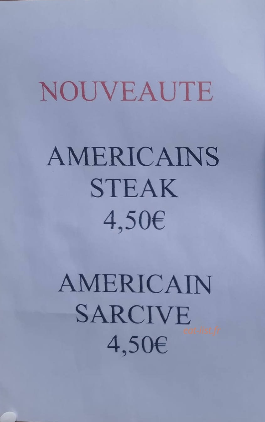 Snack Chez Christelle — carte page 1