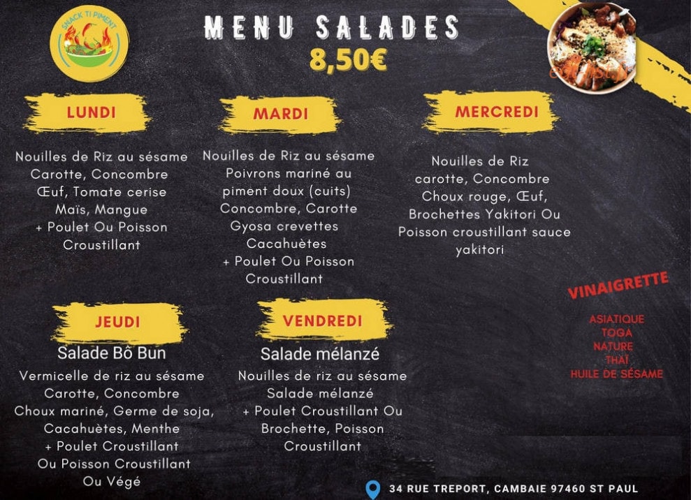 Snack ti piment — carte page 2