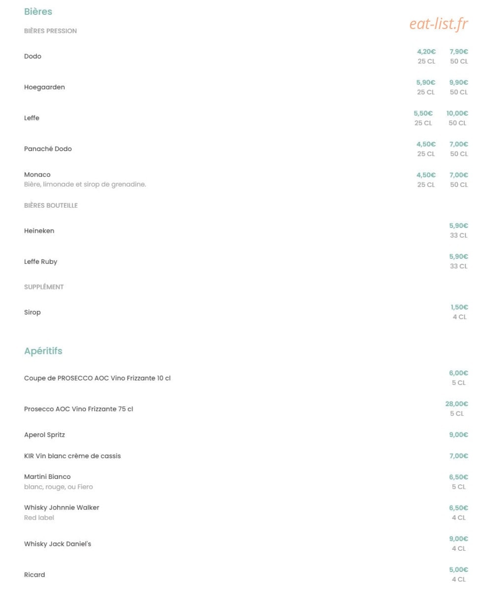 Vapiano — carte page 11