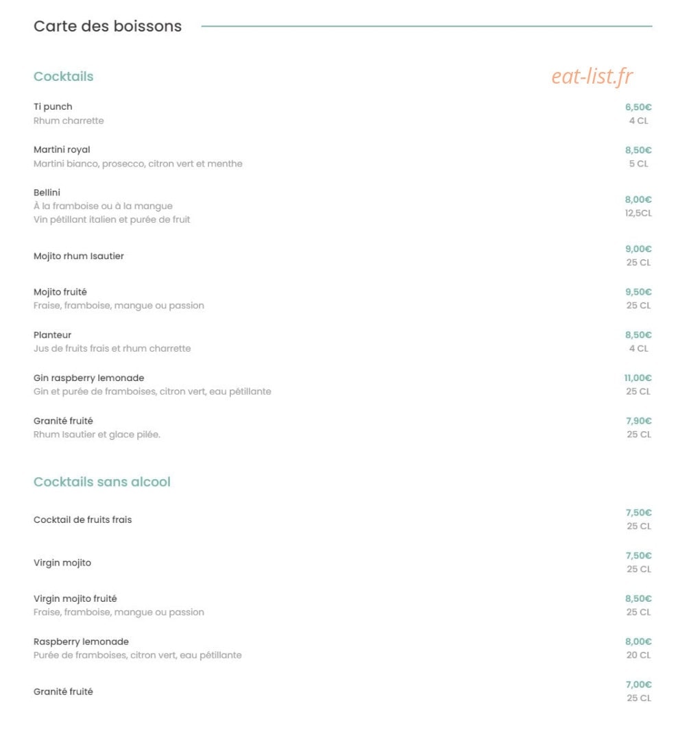 Vapiano — carte page 9
