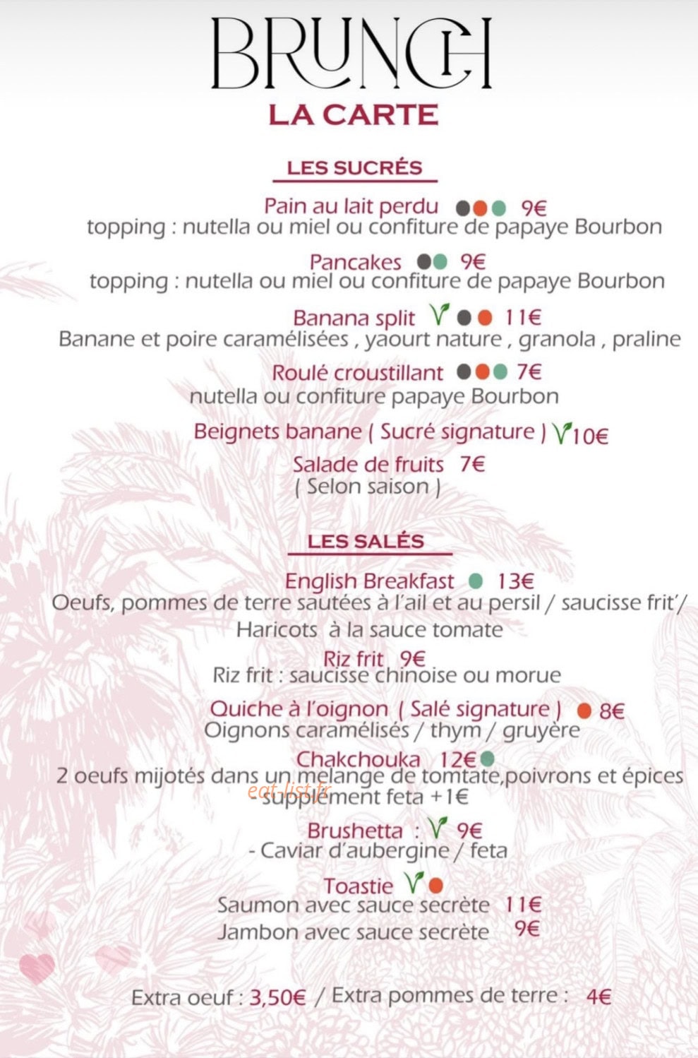 Villa paradise — carte page 1
