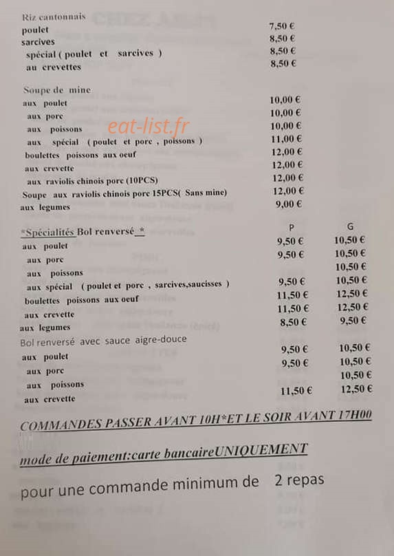 Chez Ah-Fi — carte page 2