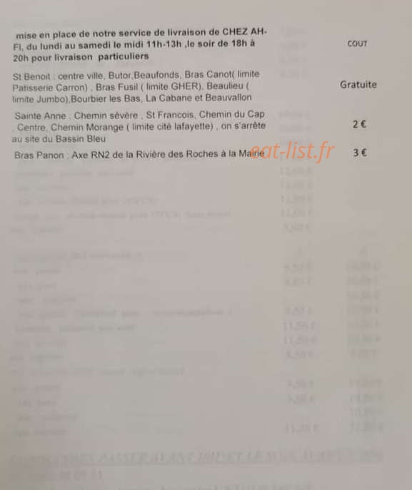 Chez Ah-Fi — carte page 3
