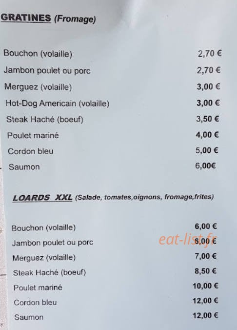 Le Margouillat — carte page 2