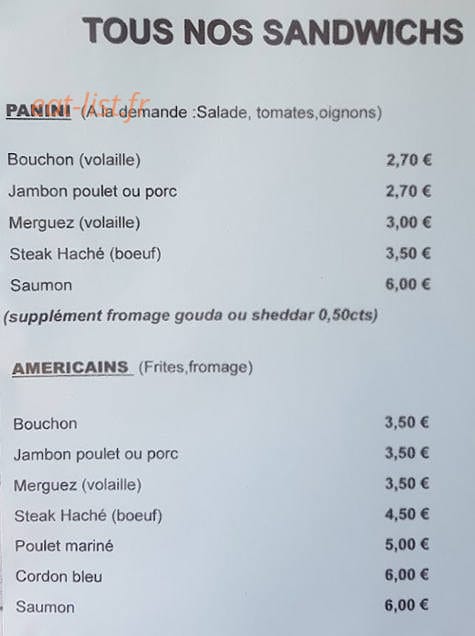 Le Margouillat — carte page 1