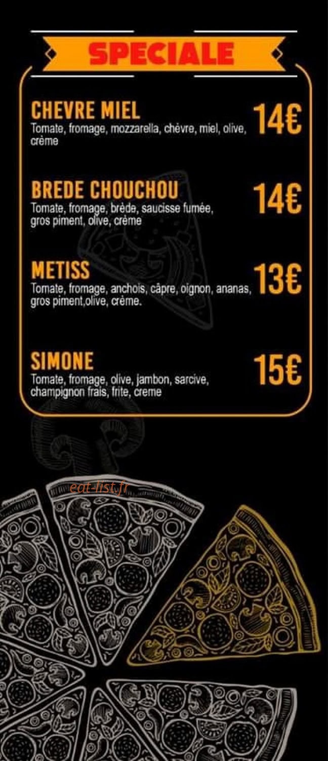 MB Pizza — carte page 5