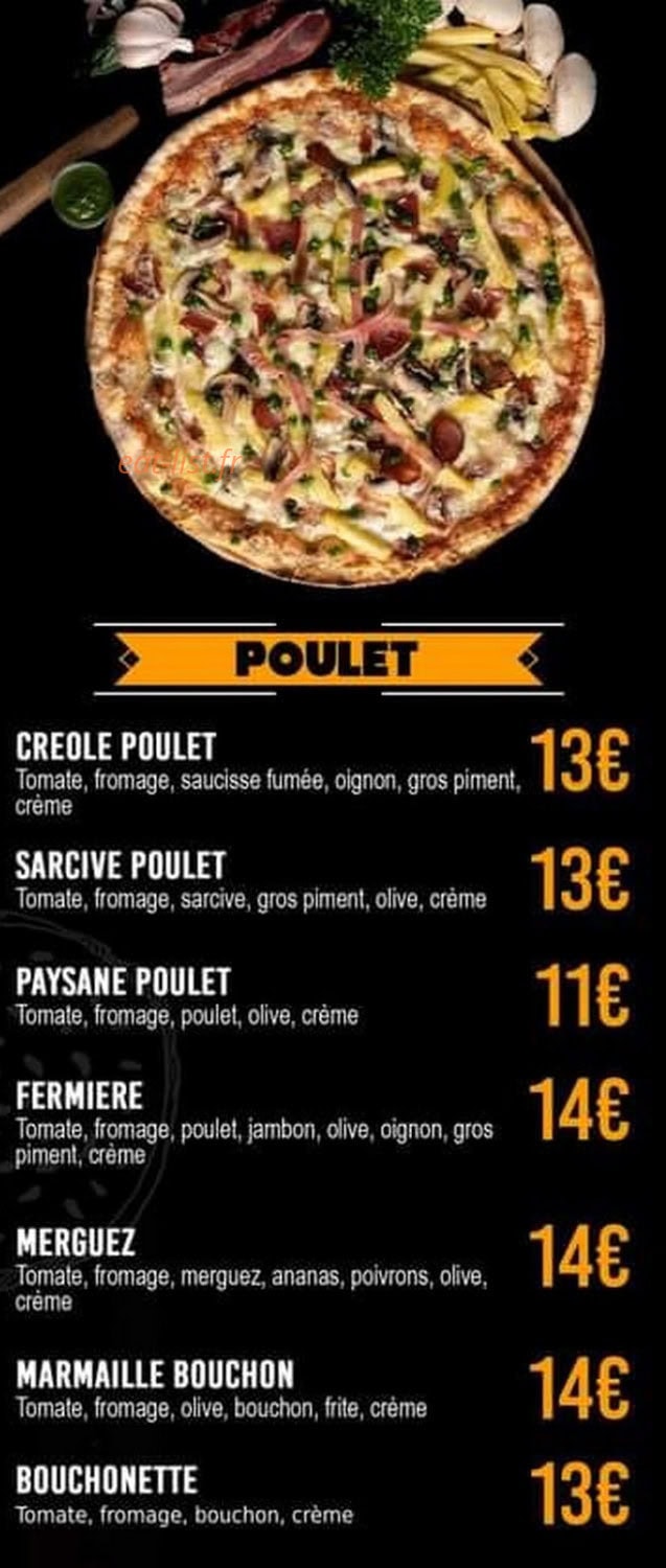 MB Pizza — carte page 4