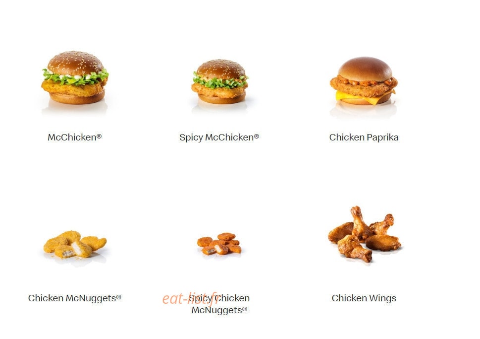 Mc Donald's — carte page 5