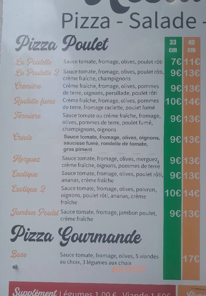 Ô Goût Des Saveurs — carte page 2