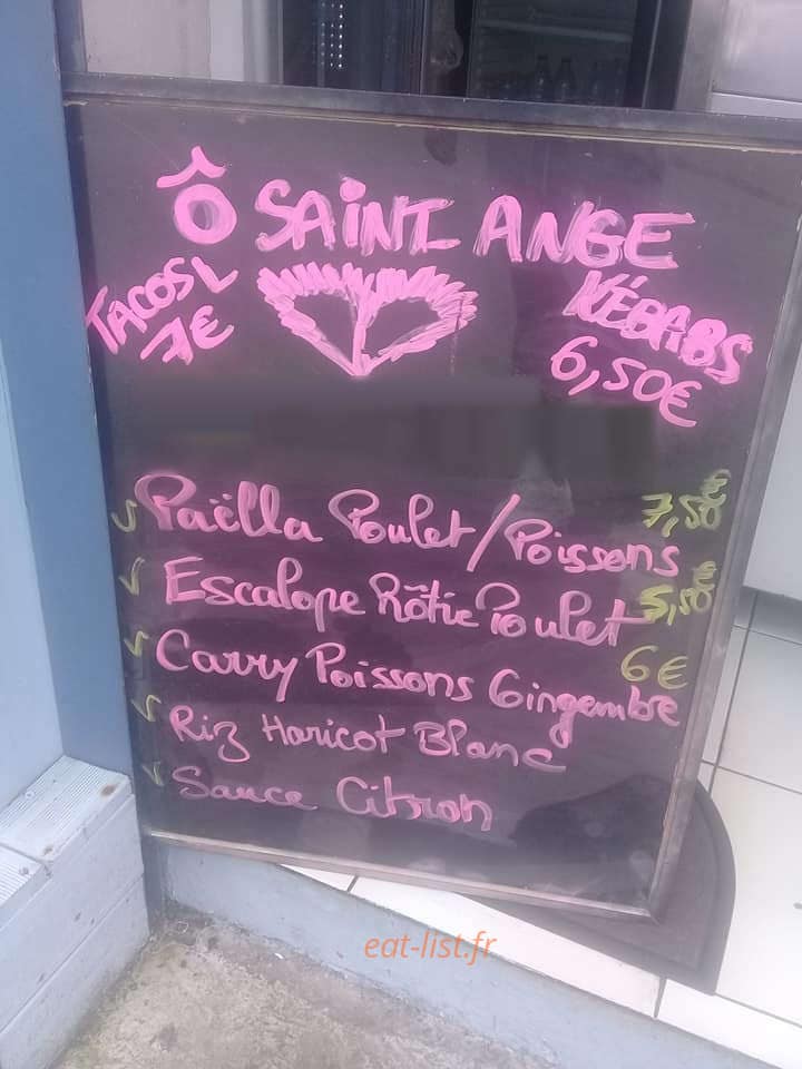 Ô Saint Ange — carte page 1