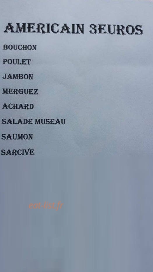 Snack chez guillou — carte page 3