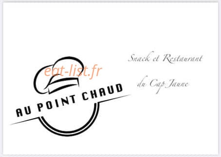 Au Point Chaud — carte page 1