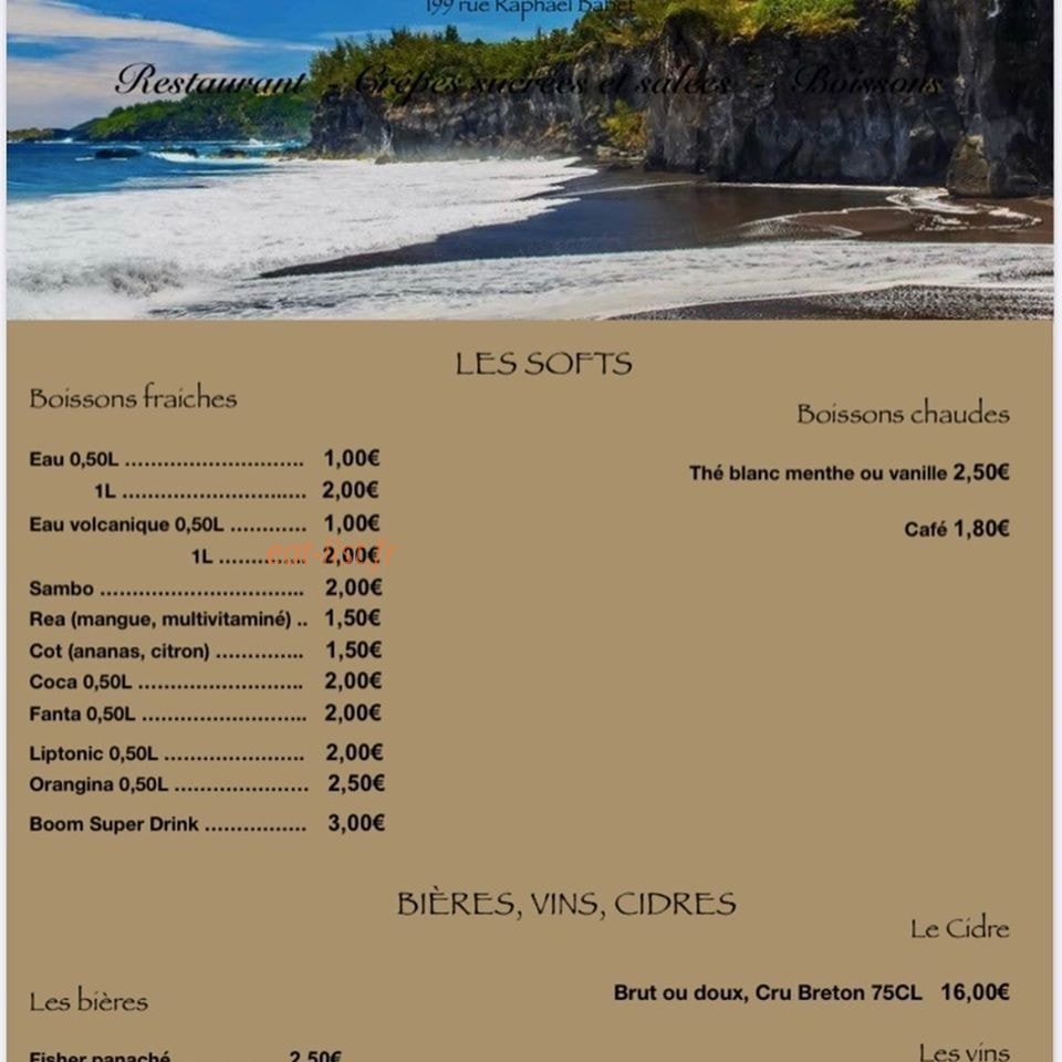 La Caz À Crêpes — carte page 3