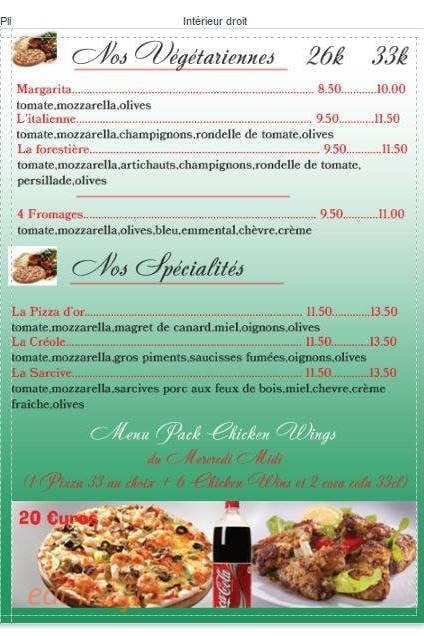 Pizza d'Or — carte page 3