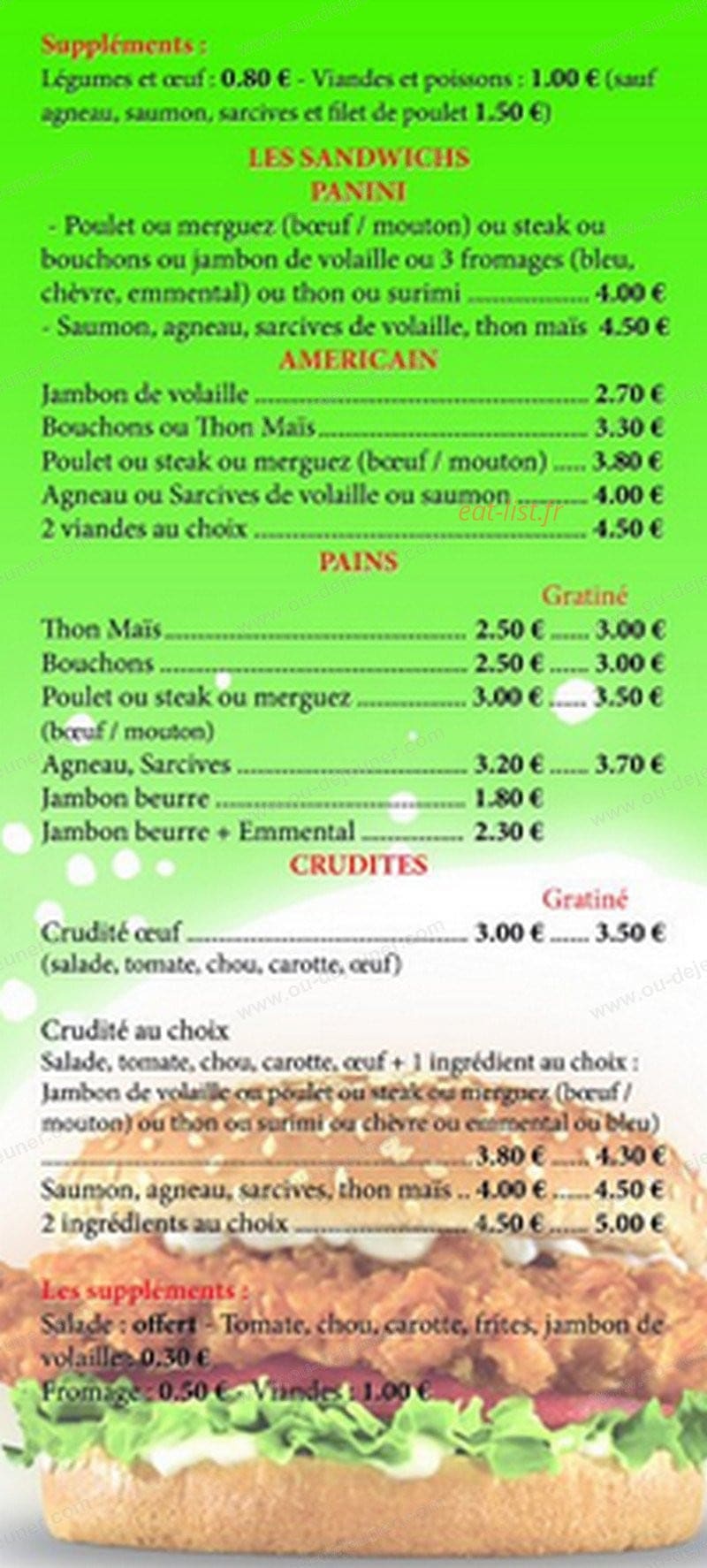 Royal Kebab — carte page 4