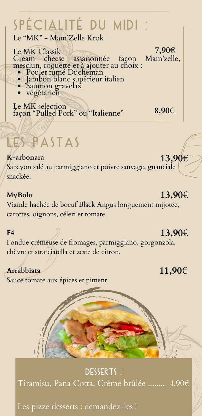 Mam'Zelle — carte page 5