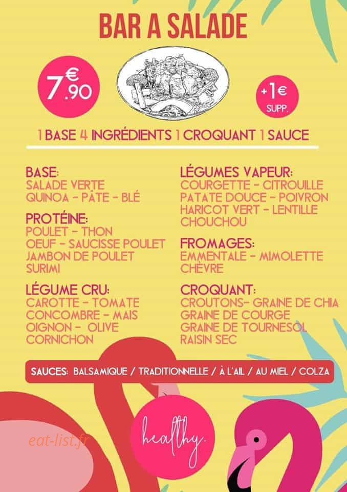 Healthy — carte page 3
