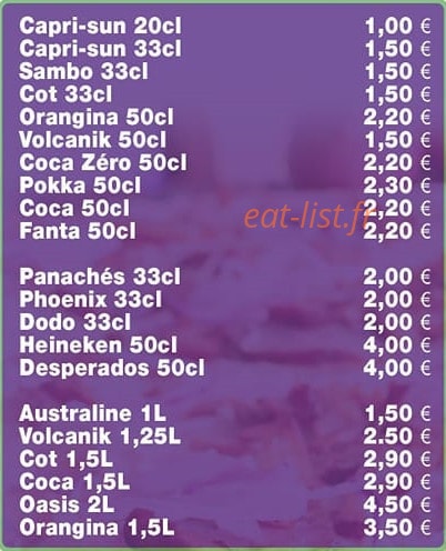 Ma Pizza à Moi — carte page 6