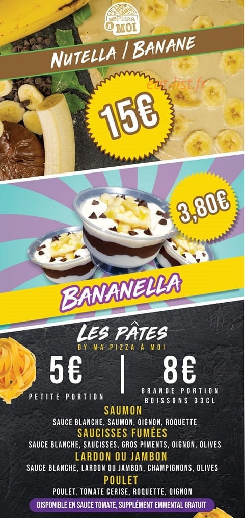 Ma Pizza à Moi — carte page 5