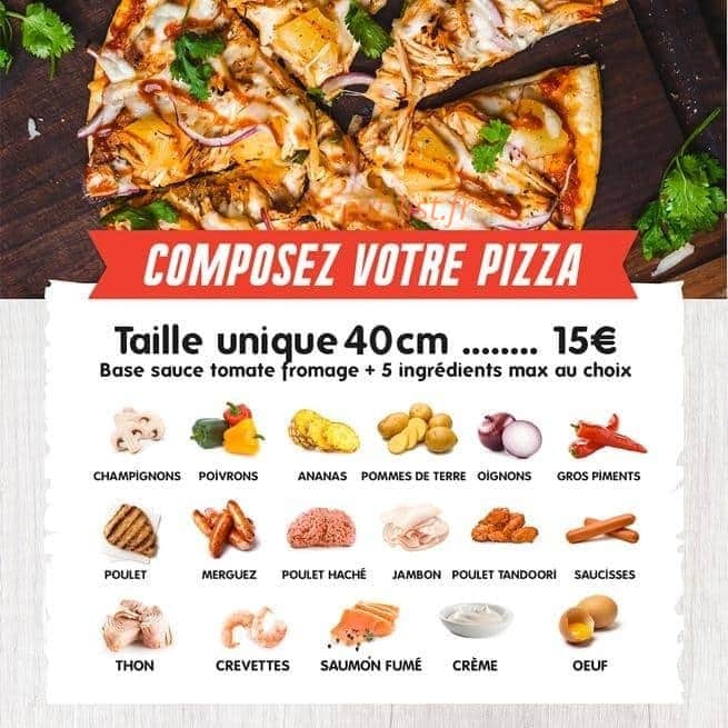 Massiwa Pizza — carte page 2