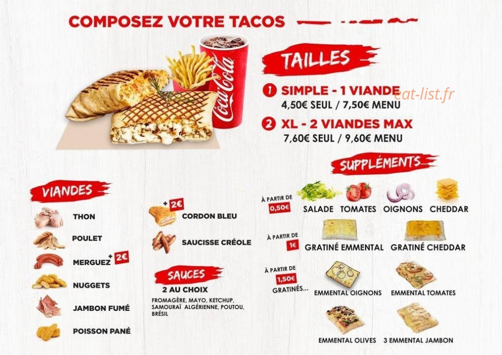 Massiwa Pizza — carte page 3