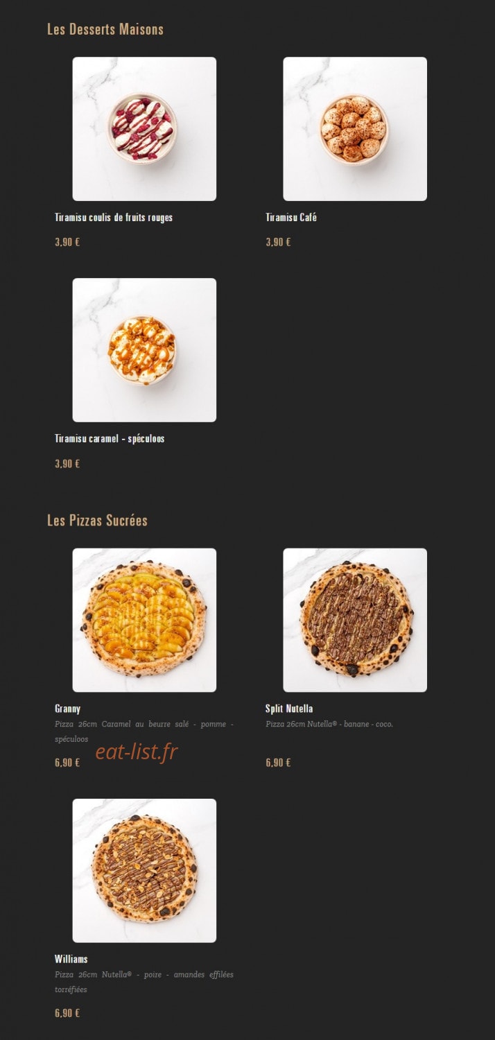 Pizza Cosy — carte page 6