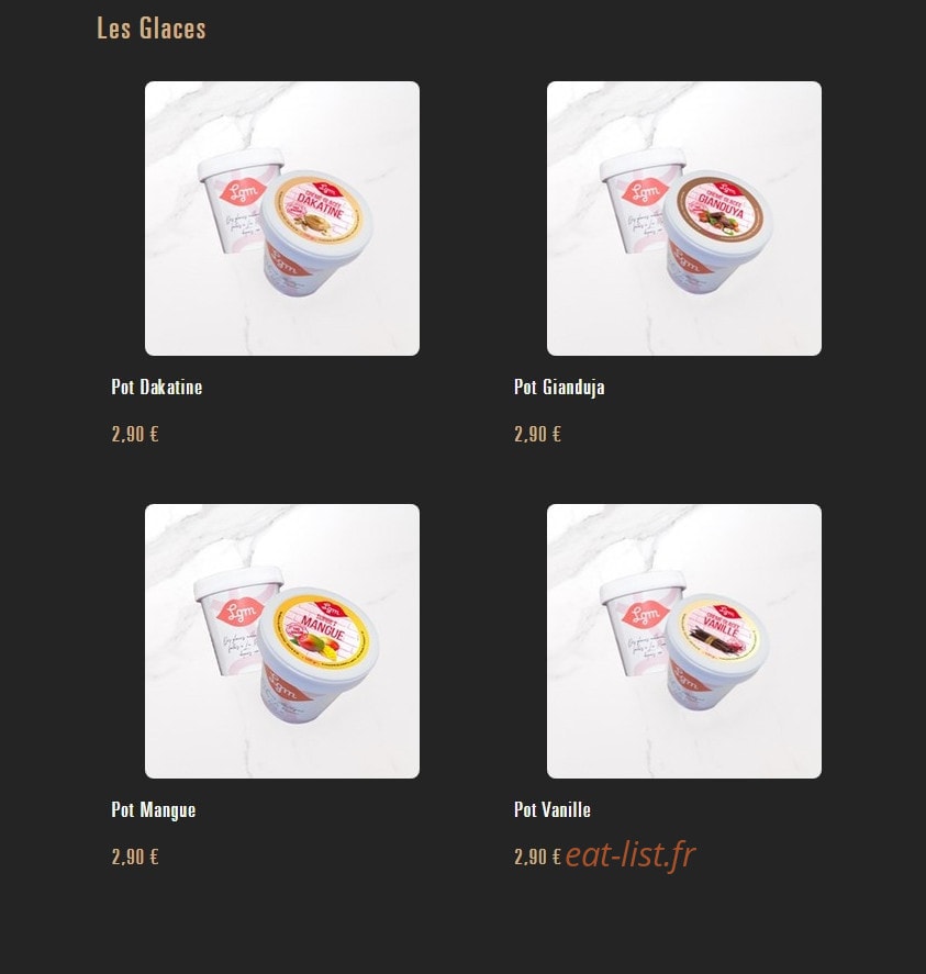 Pizza Cosy — carte page 7