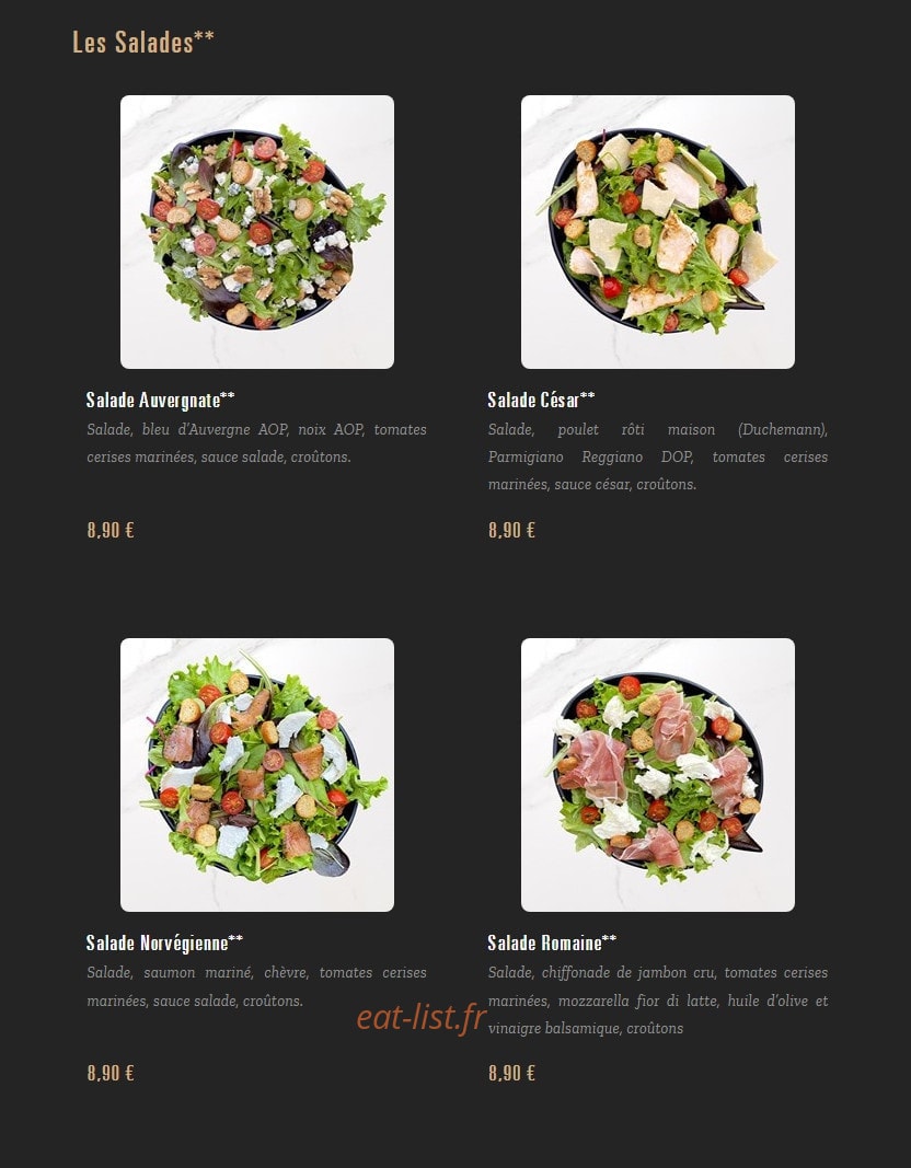 Pizza Cosy — carte page 3