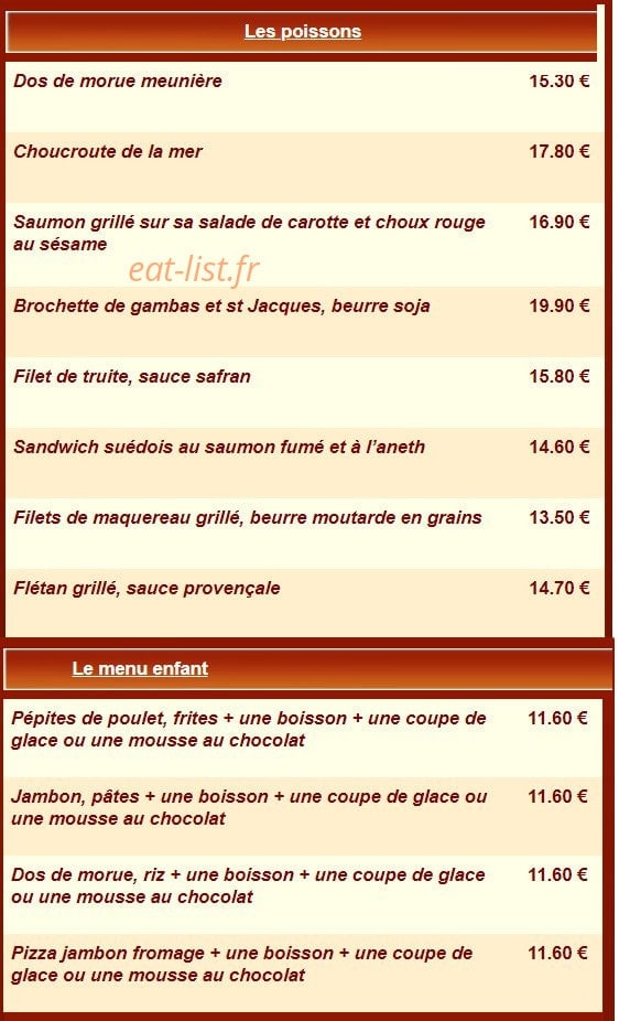 Le Feu de Braise — carte page 2